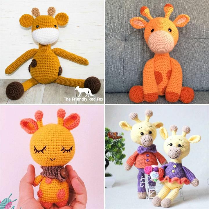 Easy Giraffe Amigurumi Free Crochet Pattern - OkieGirlBling'n'Things