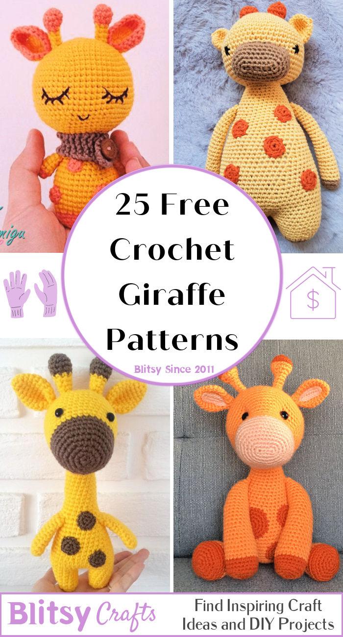 25 Free Crochet Giraffe Patterns (Crochet Giraffe Amigurumi Pattern)