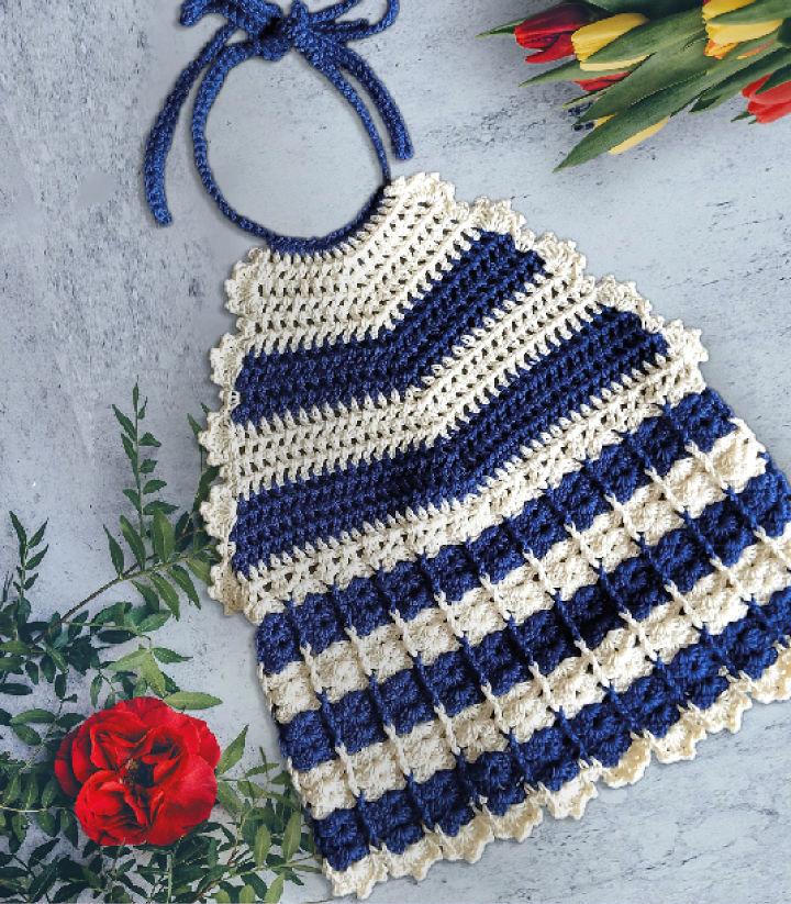 Crochet Gucci Inspired Top Design - Free Pattern