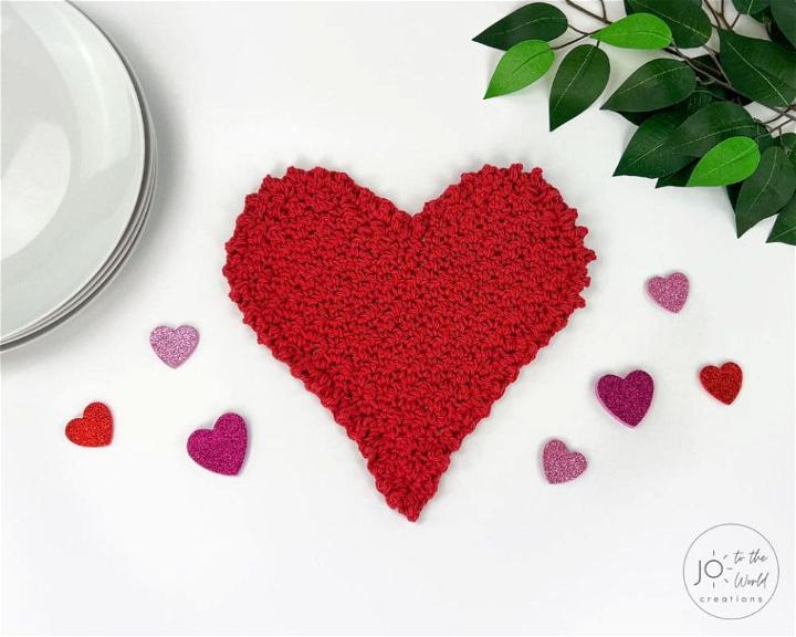 Crochet Heart Shaped Design - Free Pattern