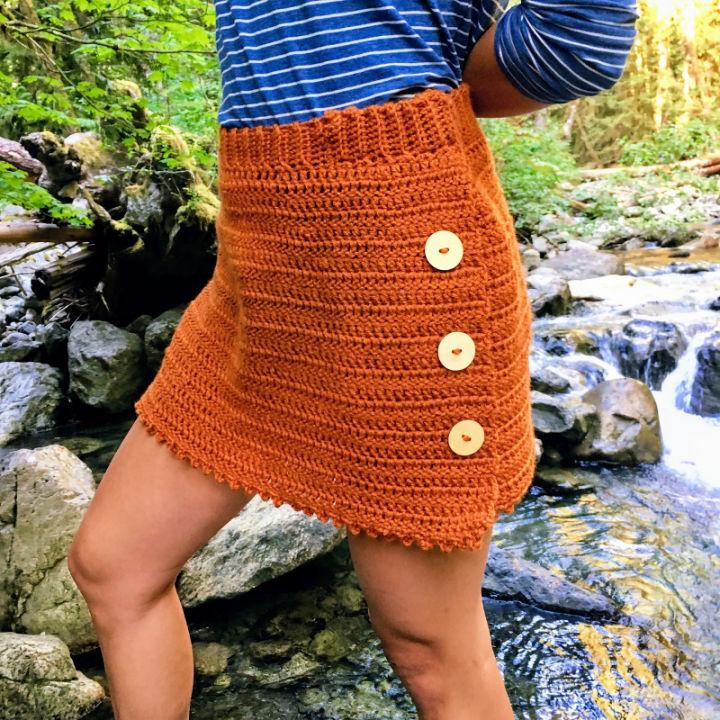 Crochet High Waisted Frances Fall Skirt Pattern