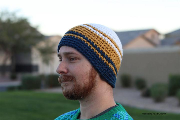 Crochet Hygge Beanie for Men's - Free Pattern