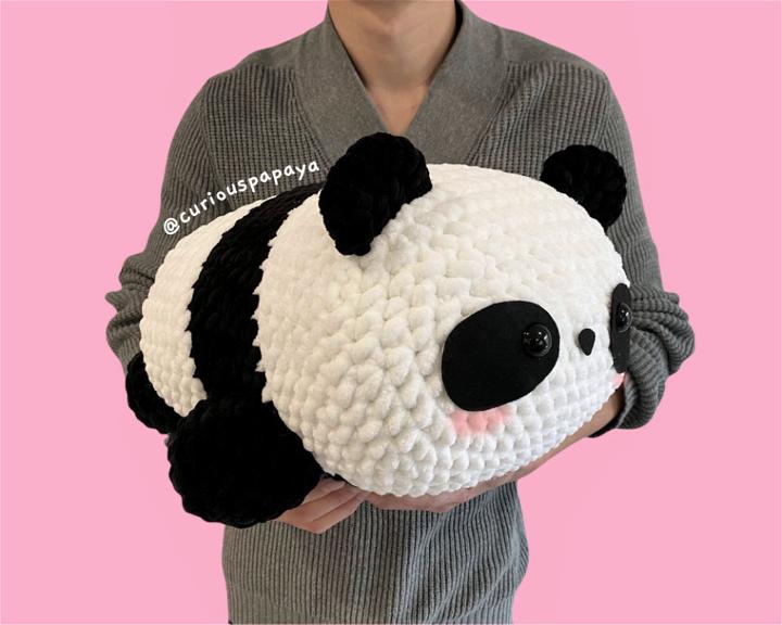 Crochet Large Panda Amigurumi Pattern
