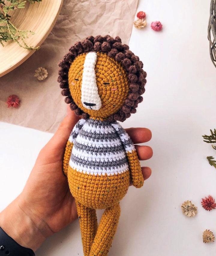 Crochet Lion Amigurumi Free PDF Pattern