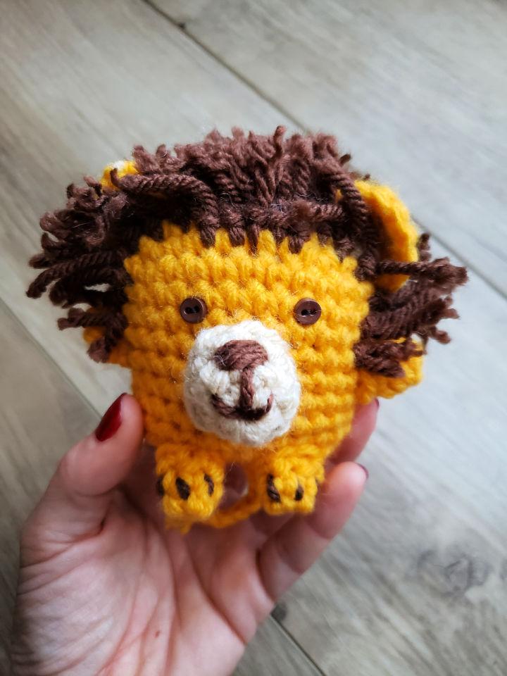 Crochet Little Yarn Friends Lion Pattern