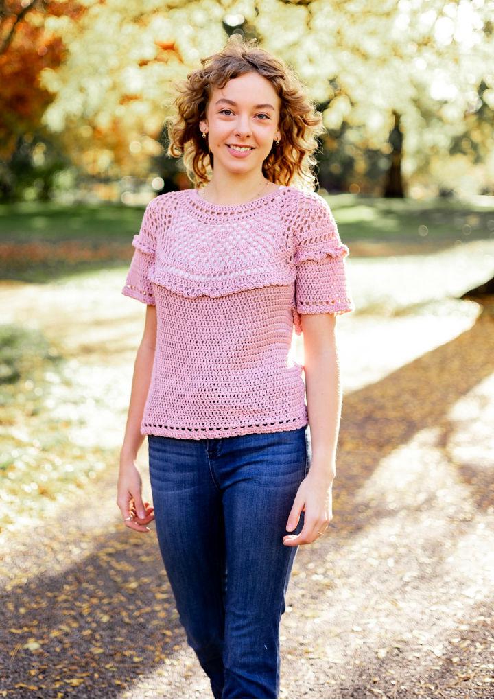 Awesome Crochet Maci Seamless Top Pattern