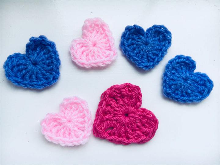 Quick and Easy Crochet Mini Heart Pattern
