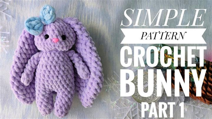 Crochet Mini Stuffed Bunny With Long Ears