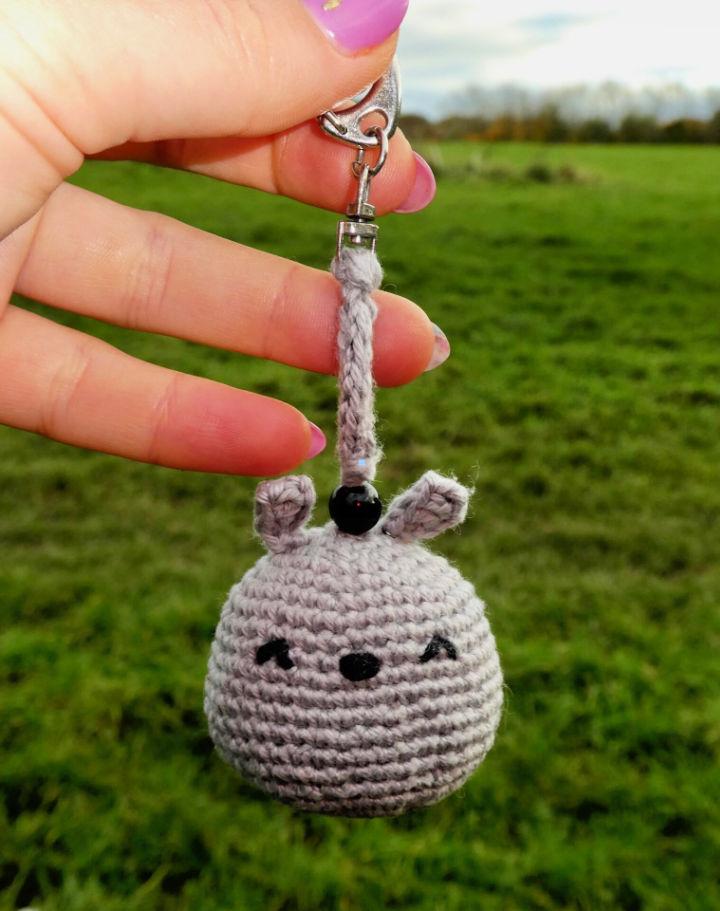 Crochet Mini Totoro Keychain Pattern