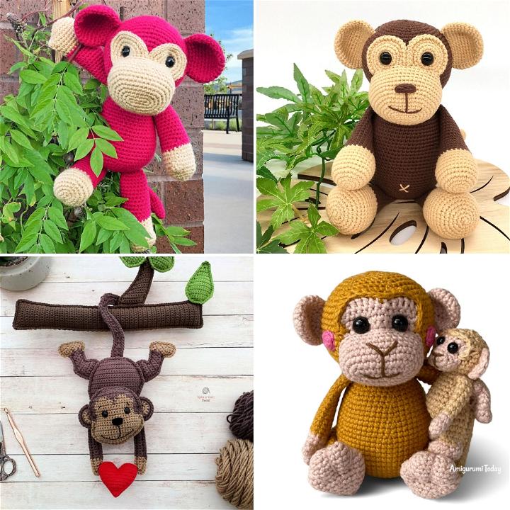 25 Free Crochet Monkey Patterns (PDF Pattern) Blitsy