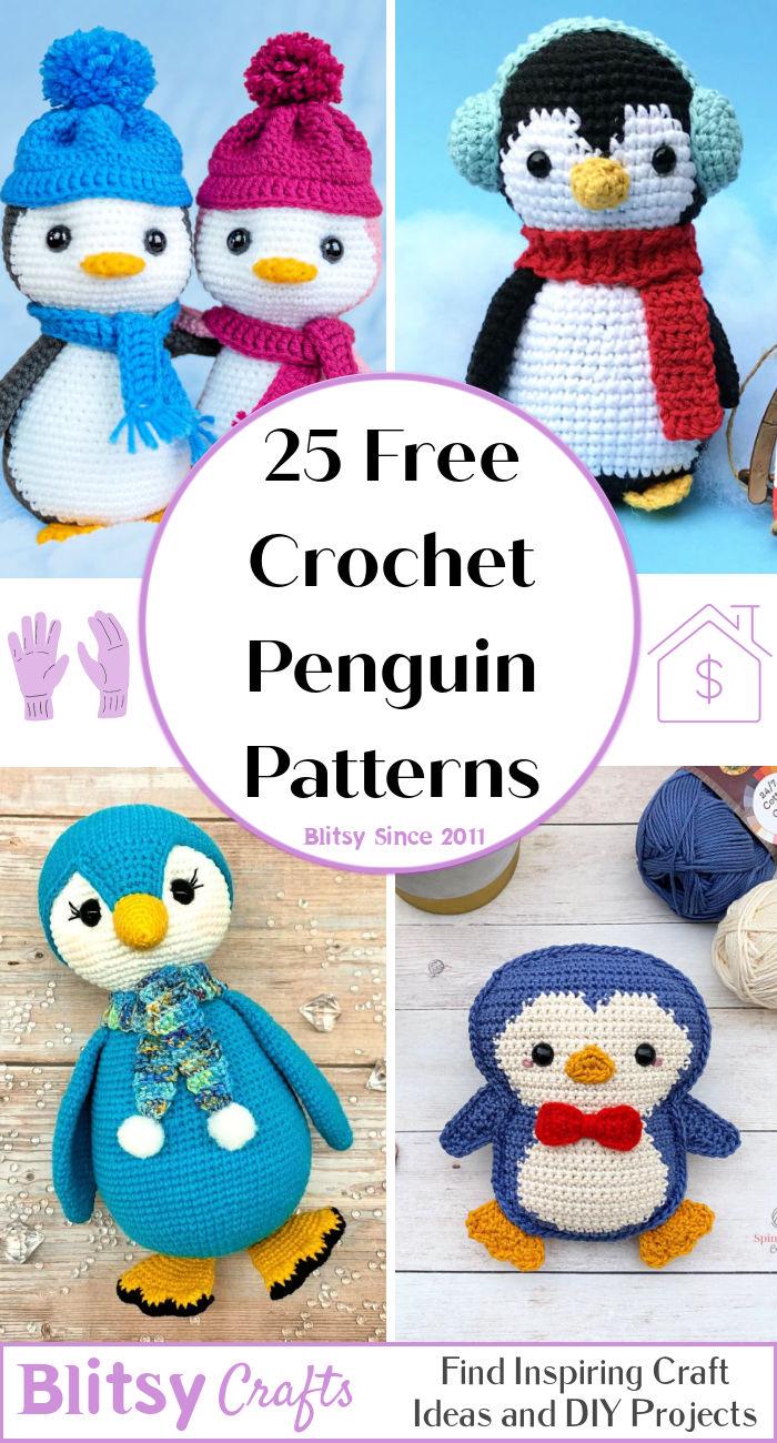 Baby Penguin Amigurumi Toy Crochet Pattern - One Dog Woof