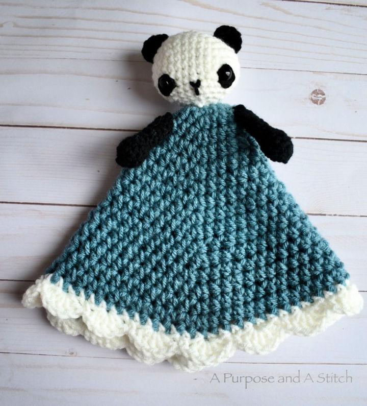 Crochet Petunia the Panda Lovey Free Pattern