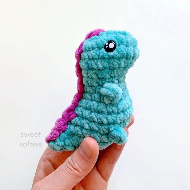 Crochet Pocket Dinosaur Amigurumi Pattern
