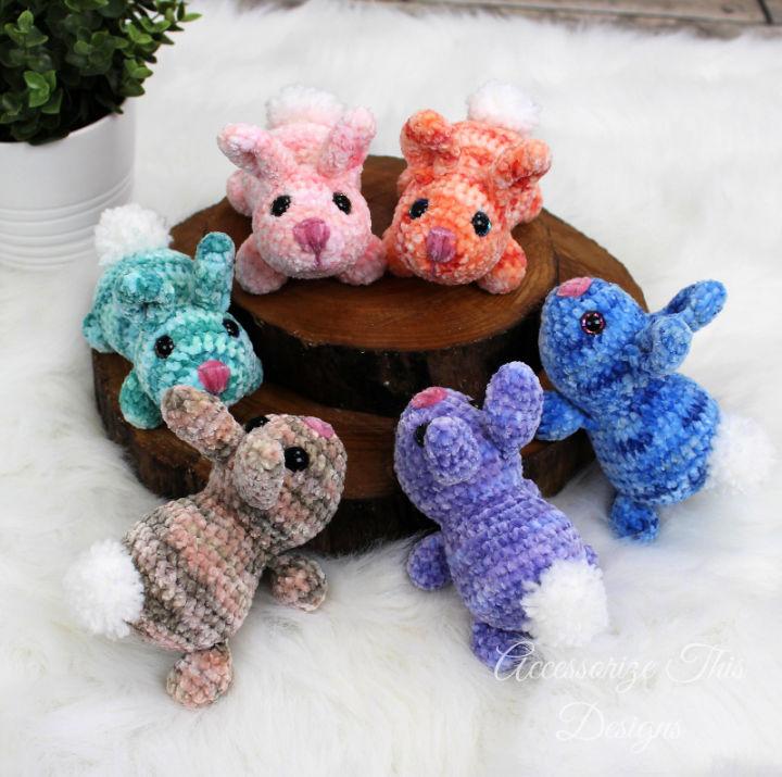 Crochet Pocket Pal Bunny Amigurumi Pattern
