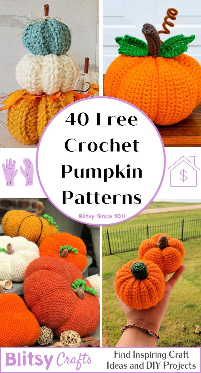 40 Easy Crochet Pumpkins: Free Crochet Pumpkin Pattern