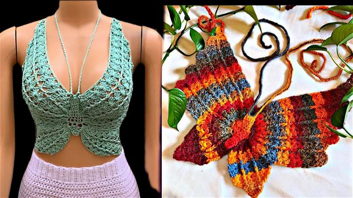 DIY Shelly Butterfly Top - Free Crochet Pattern
