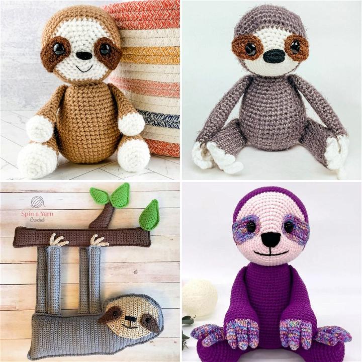25 Free Crochet Sloth Patterns (Amigurumi Pattern) - Blitsy