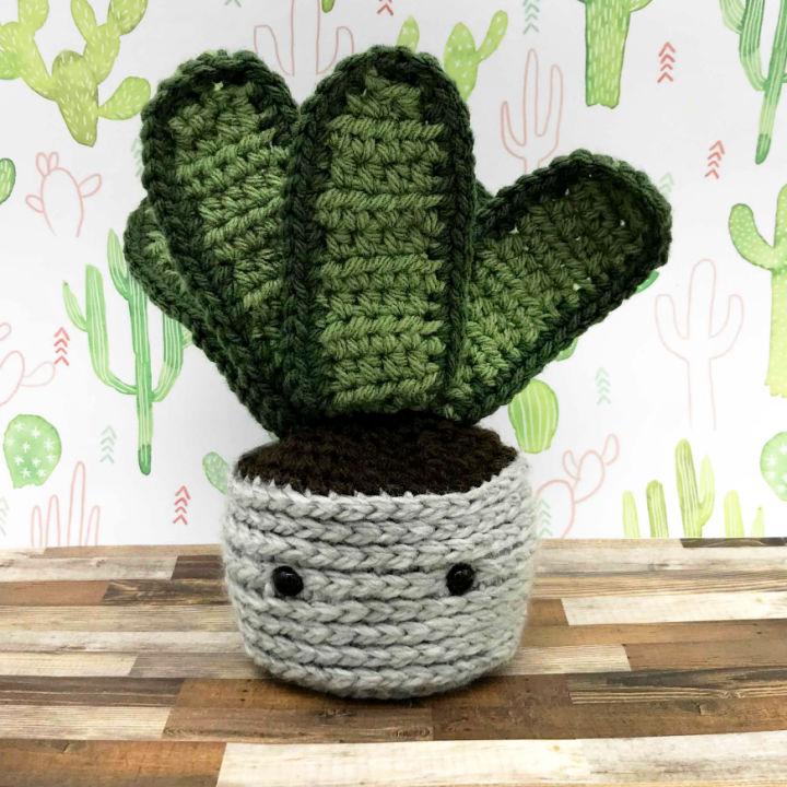 Crochet Snake Plant Design - Free Pattern