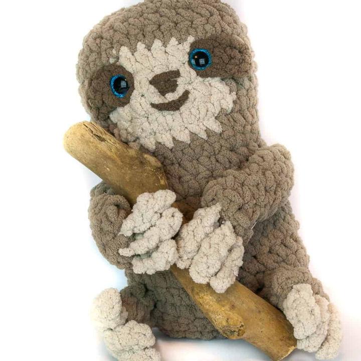 Crochet Spike the Sloth Amigurumi Pattern