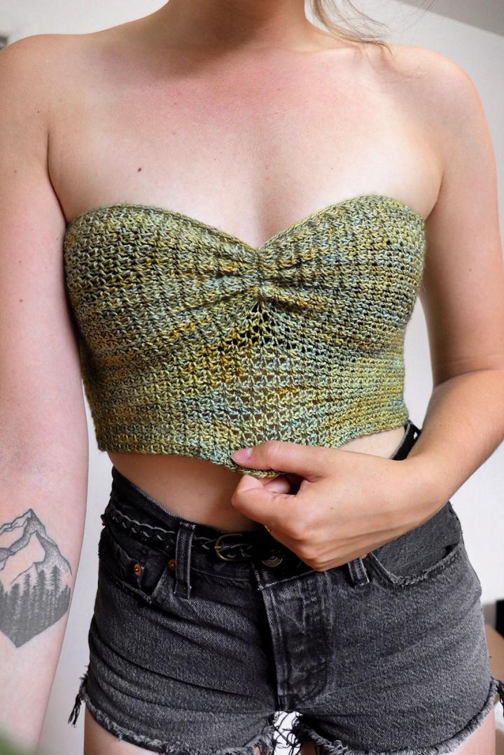 Crochet Spring Valley Bandeau Top - Free PDF Pattern