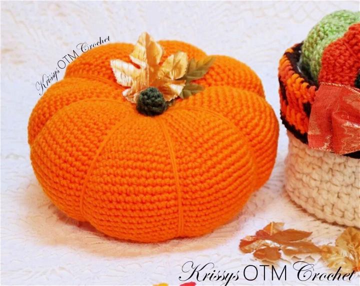 How to Crochet Stuffed Pumpkin - Free Pattern