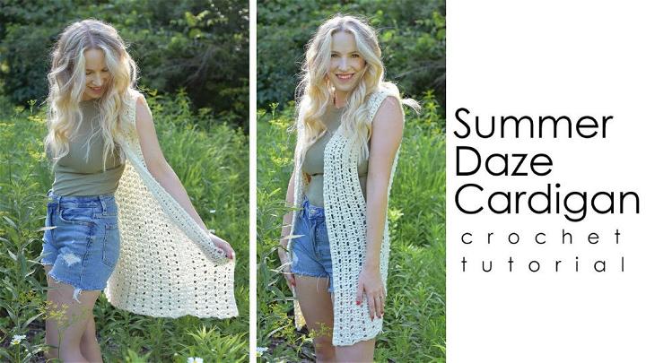 Crochet Summer Daze Sleeveless Vest Pattern