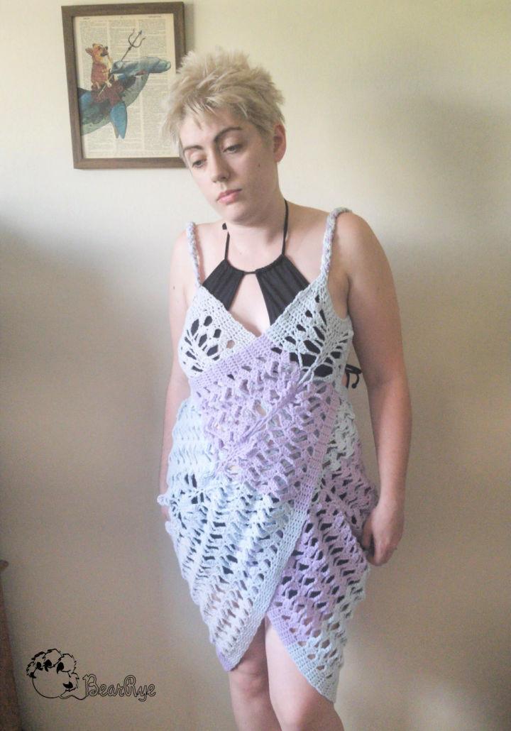 Crochet Summer Wrap Dress Pattern - Free Download