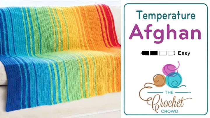 Crochet Temperature Afghan Pattern for Beginners