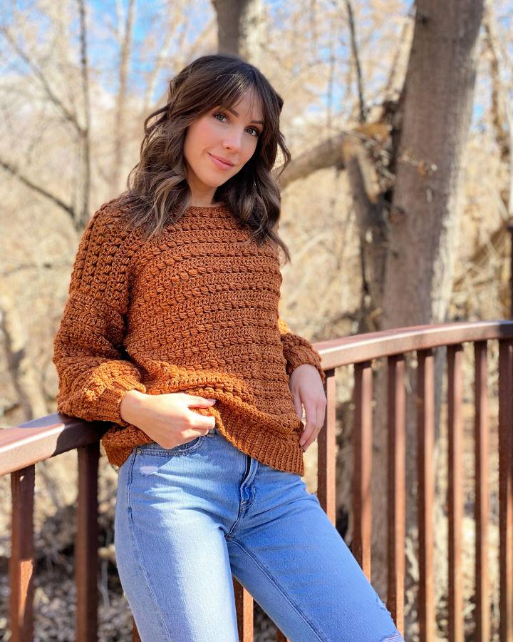 Crochet The Stony Shore Pullover Pattern