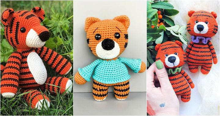 25 Free Crochet Tiger Patterns (Amigurumi Pattern)