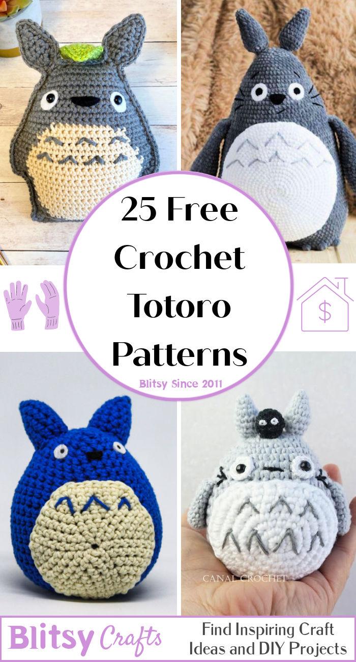 25 Free Crochet Totoro Patterns (Amigurumi Pattern)
