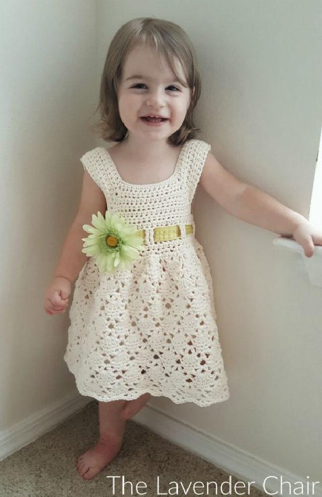 Easy Crochet Vintage Toddler Dress Pattern