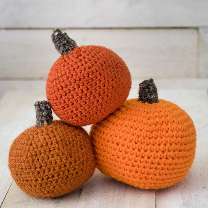 Crochet in the Round Pumpkin Pattern
