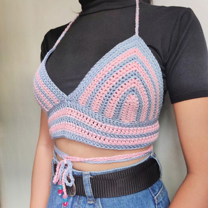 Crochet the Cold Shoulder Bralette Pattern