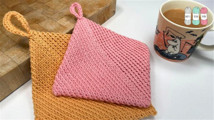 Crocheted Double Thickness Potholders Pattern