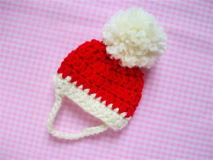 Crocheted Santa Dog Hat Free Pattern