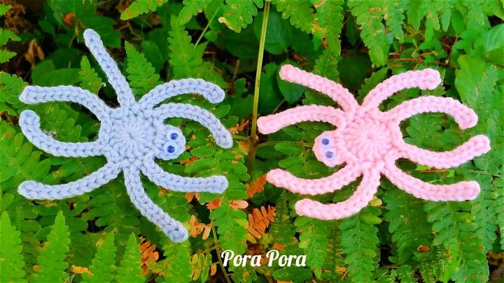 Crocheted Spider Applique Pattern