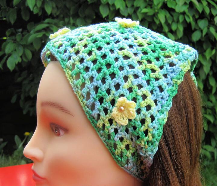 Fastest Crochet Summer Head Scarf Pattern
