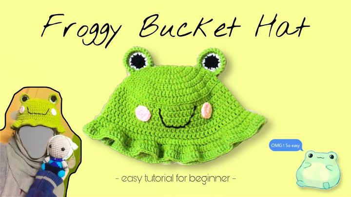 Crocheting a Frog Bucket Hat - Free Pattern