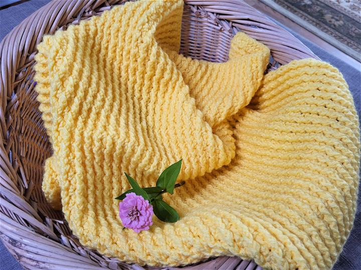 Cute Crochet Essential Ribbing Blanket Pattern