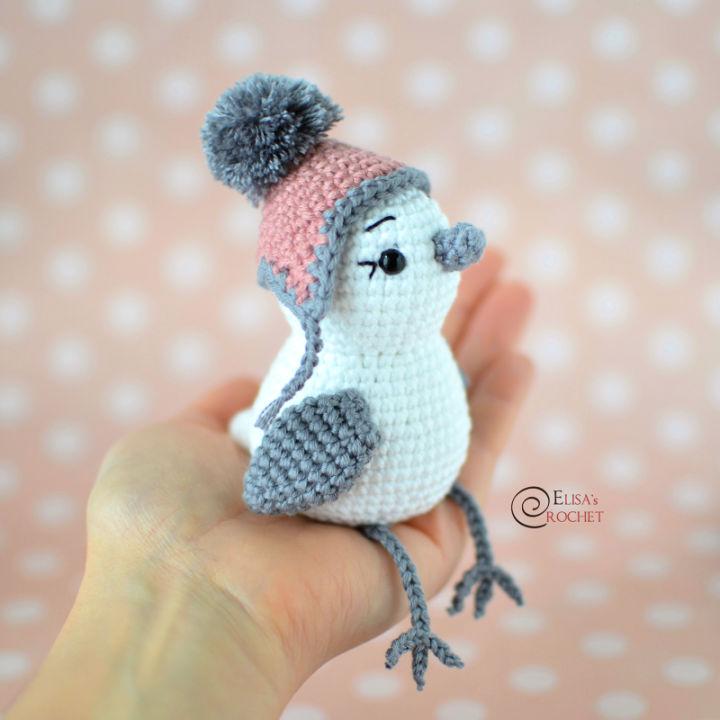 Cute Crochet Snowbird Pattern