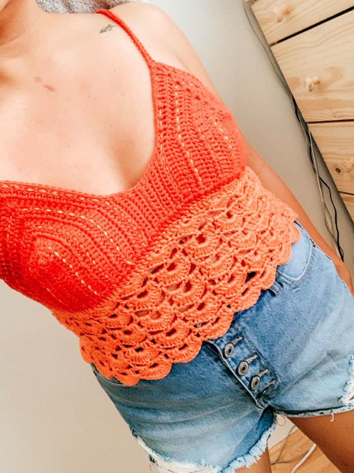 DIY Sunrise Bralette Free Crochet Pattern