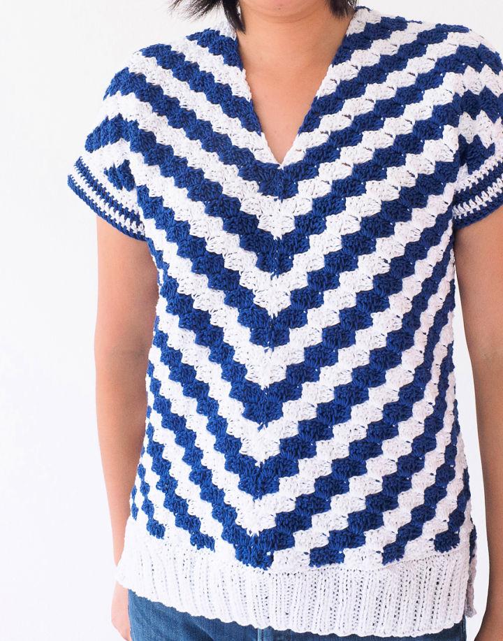 Diagonals for Days C2C Crochet Top Pattern