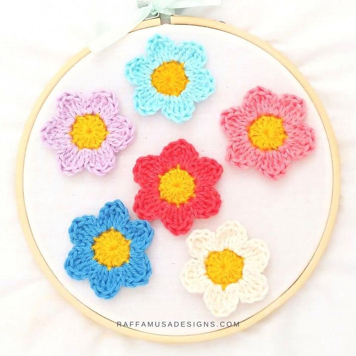 Cool Crochet 6-petal Flower Pattern