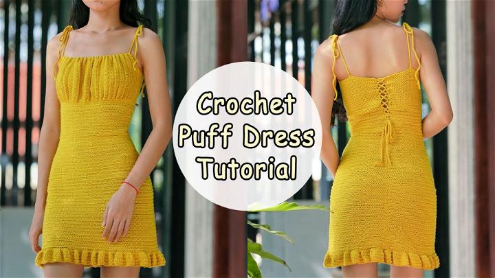 Easy Crochet Puff Dress Pattern