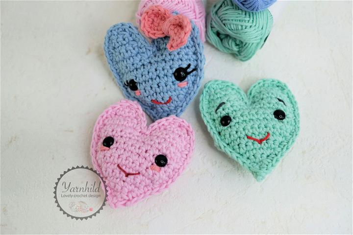 Easy Crochet Ragdoll Heart Tutorial