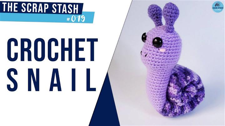 Easy Crochet Snail Toy Step by Step Instructions