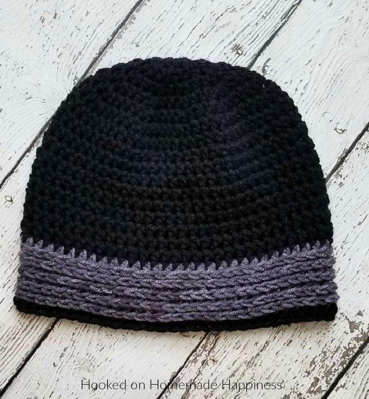 Easy Half Double Crochet Beanie Pattern