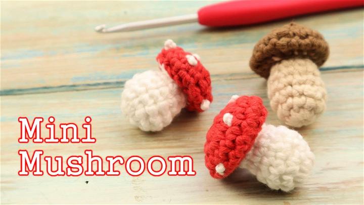 Fastest Crochet Mini Mushroom Pattern