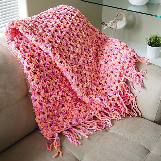 Fastest Crochet P Hook Cozy Blanket Pattern